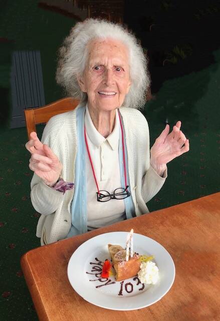 Mittagong local Isobel Marchment turned 103 in February. Picture supplied 