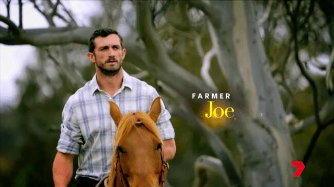 Farmer Joe is looking for a partner to join his active lifestyle. Picture via Channel 7
