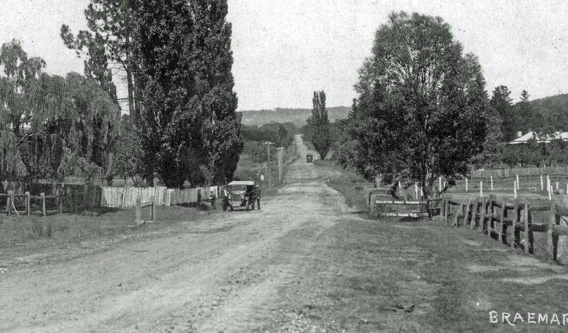 AFTER RUSH: Great Southern Road, c1920, looking south with Braemar Lodge on right. Photo: BDH&FHS
