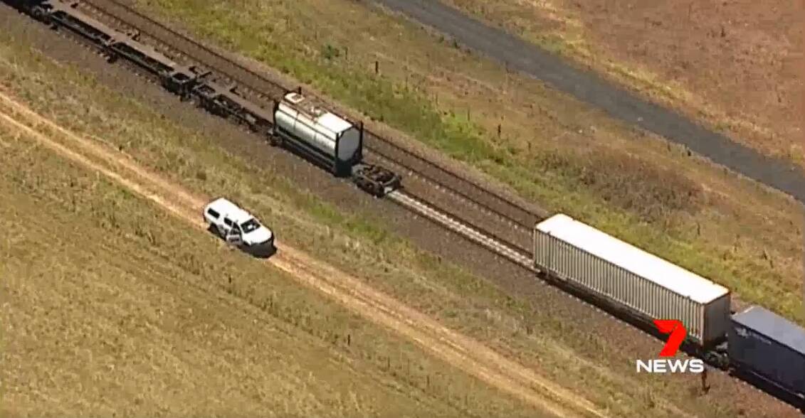 Trains between Campbelltown and Picton have been cancelled on Friday due to a train breakdown issue at Menangle Park. Picture: 7 News Sydney