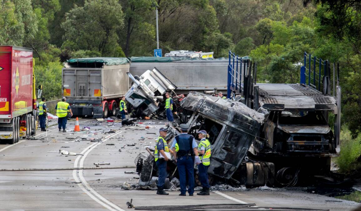 Fatal truck crash on Picton Road on March 24.