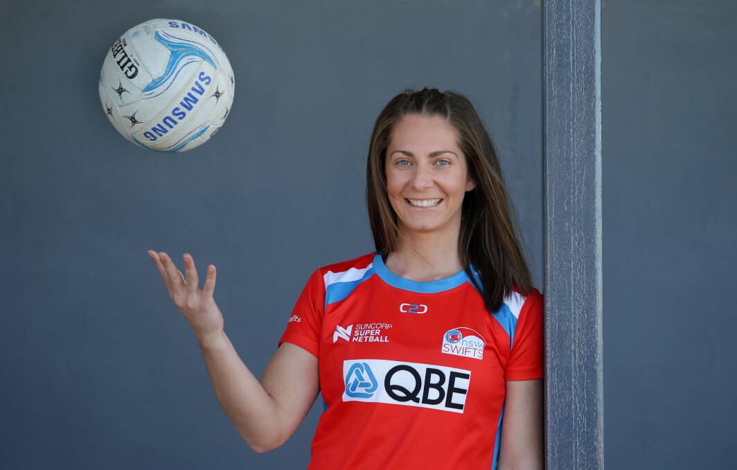 Abbey McCulloch has announced her retirement from the NSW Swifts. Picture: John Veage