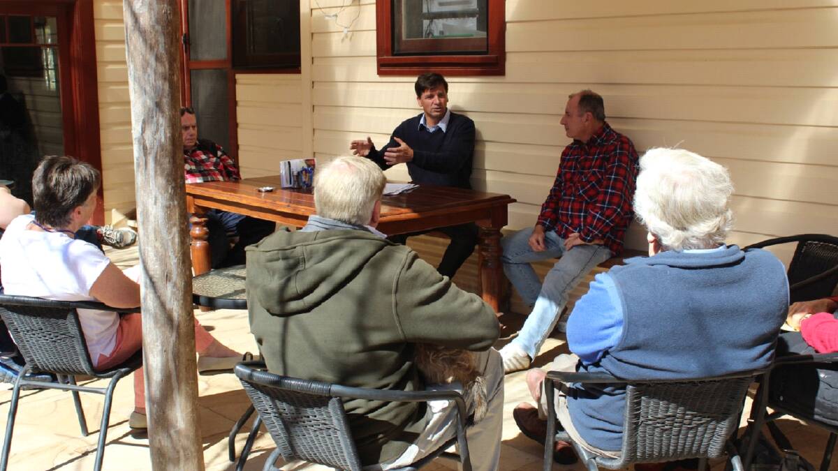 Hume MP Angus Taylor is planning 'village visits' around the Highlands this weekend. Photo: Supplied. 