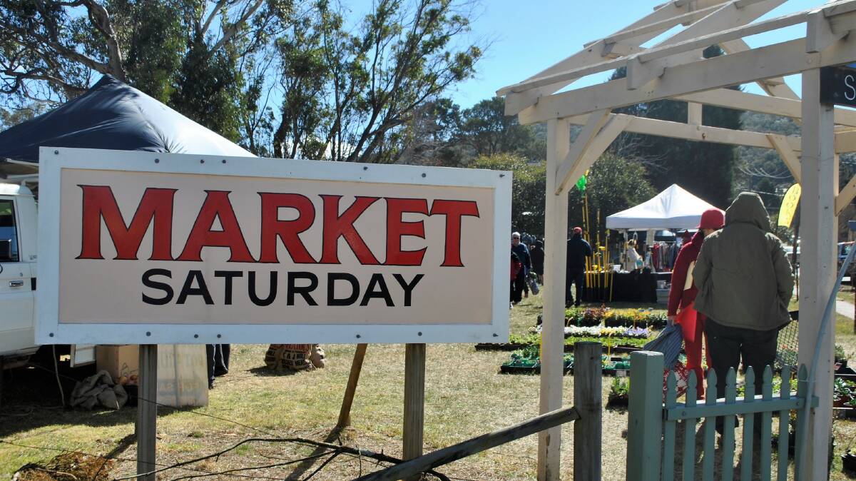 The Mittagong markets, held the third and fifth Saturday each month. 
