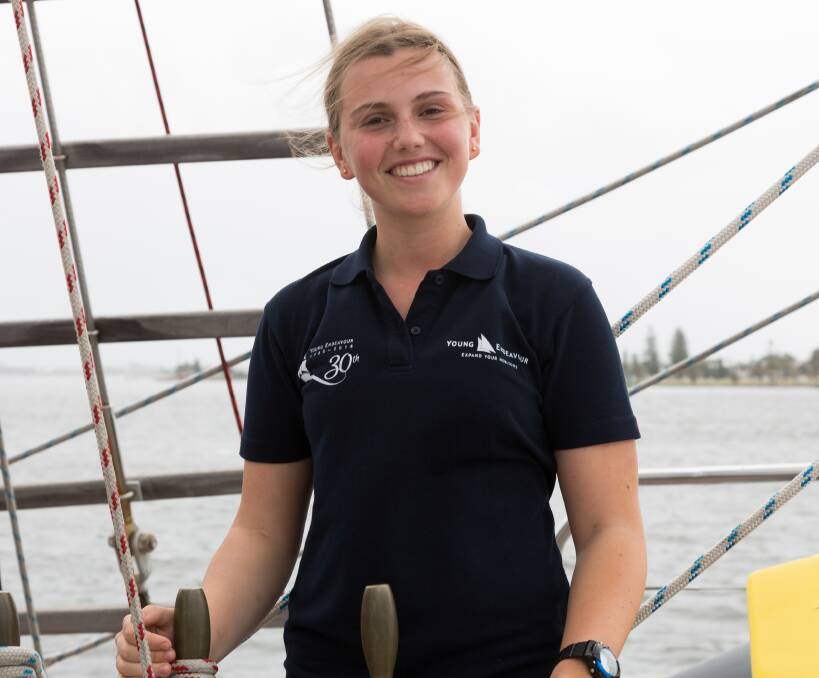 Mittagongs Lucinda “Lulu” Wertheimer recently sailed from Brisbane to Newcastle on the STS Young Endeavour.