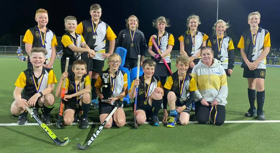 PERFECTION: Robertson Hockey Club's under 13 team finished the 2020 season minor premiers, and now they have capped off the year with a premiership. Photo: RHC.