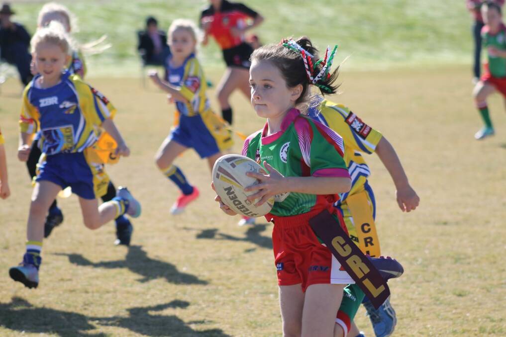 ON THE WAY UP: women's participation continues to grow in all formats, including Ladies League Tag, Women's Tackle and CRL 9's.