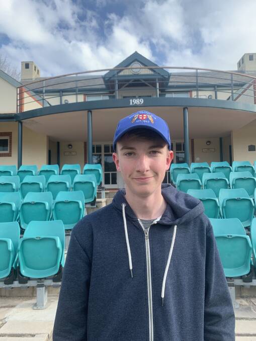 THE WICKET SMASHER: Stuart Angilley is the new kid on the block and he's looking to smash any wicket in half this season. Photo by Jodi Cooper. 