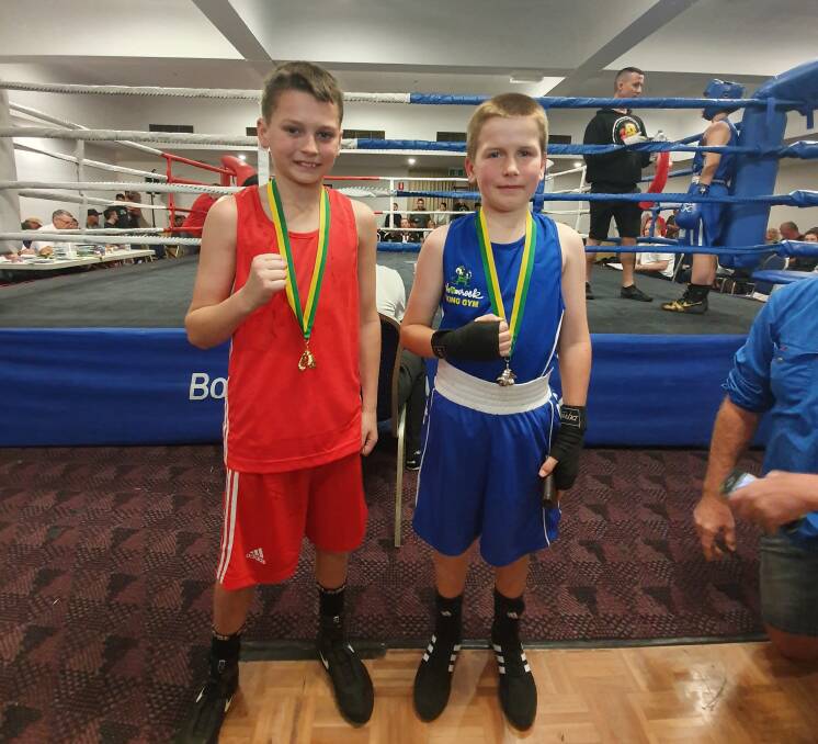 THE COLO VALE KID: In a hard fought final, Angus Holt has won the national golden gloves boxing competition. Photo supplied. 