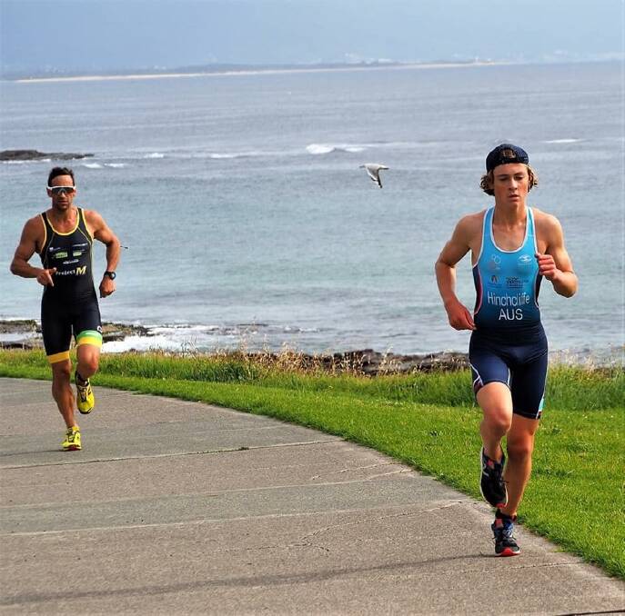 Liam Hinchcliffe is pushing himself to be a better triathlete this year. 