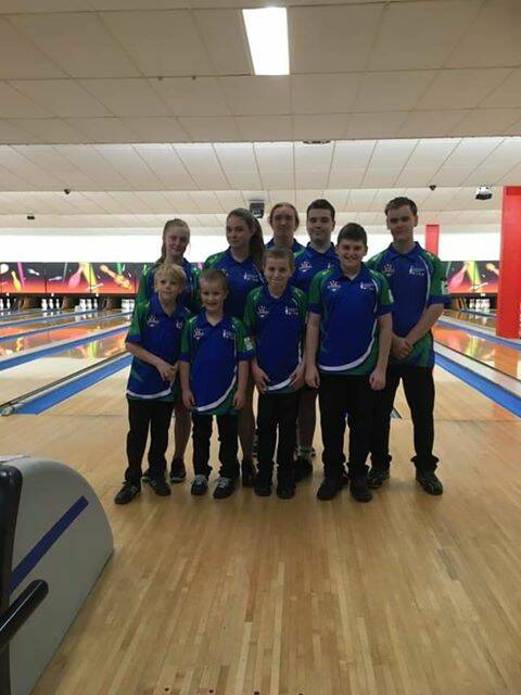 YOUNG ROAR: The Mittagong Lions junior tenpin bowling team played at Windsor.