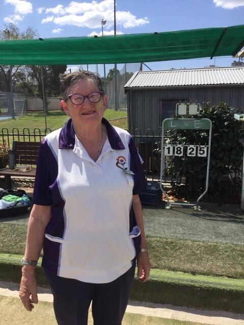 After trying to win the District Past Presidents Minor Singles since it first started in 2014, Enid Brown has shown that perseverance pays off.