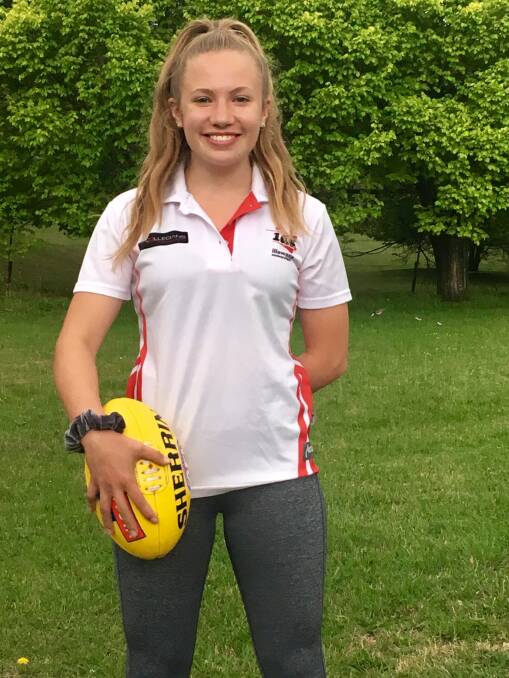 Sofia Wilson has received a scholarship with the Illawarra Academy of Sport in Australian rules football.