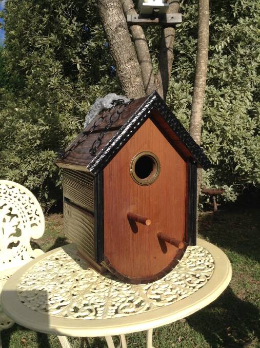 A Men's Shed birdhouse. 