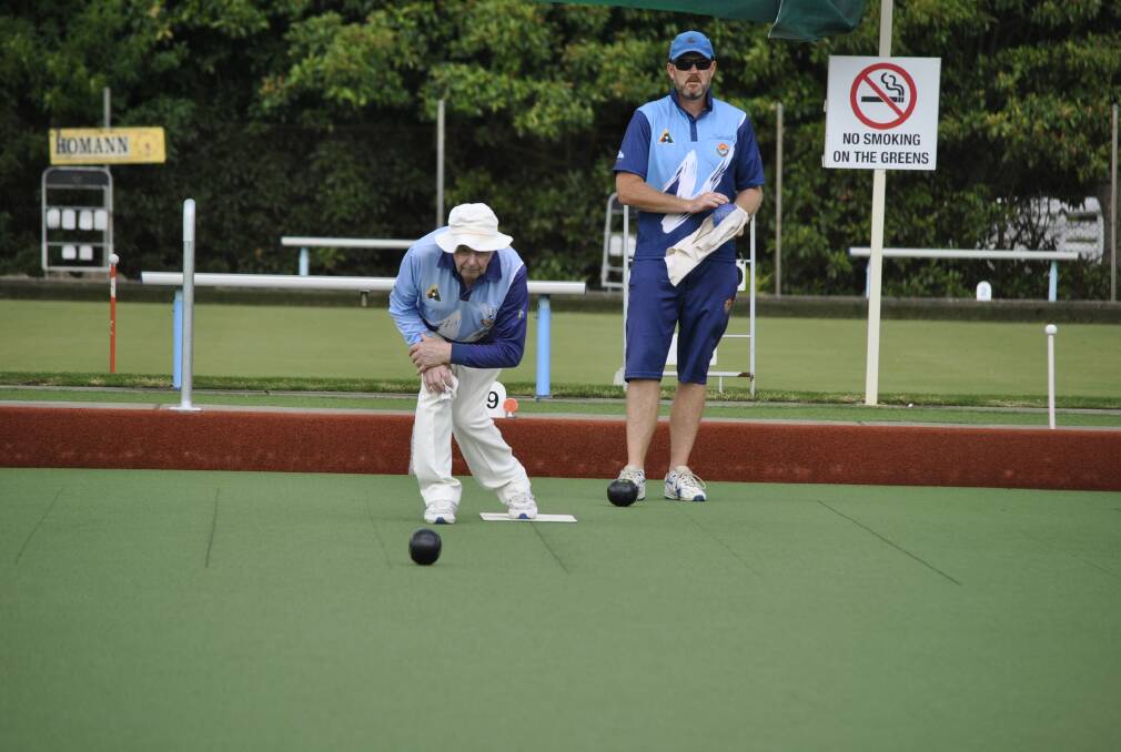 Mick Flynn (pictured) and the team of Ashley Lewis defeated Gordon Lewis and Greg Lewis 17-10 at Bowral Bowling Club.