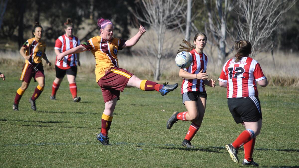 The Gold ladies met Moss Vale Black at David Wood and worked hard for a 2 - 1 win.