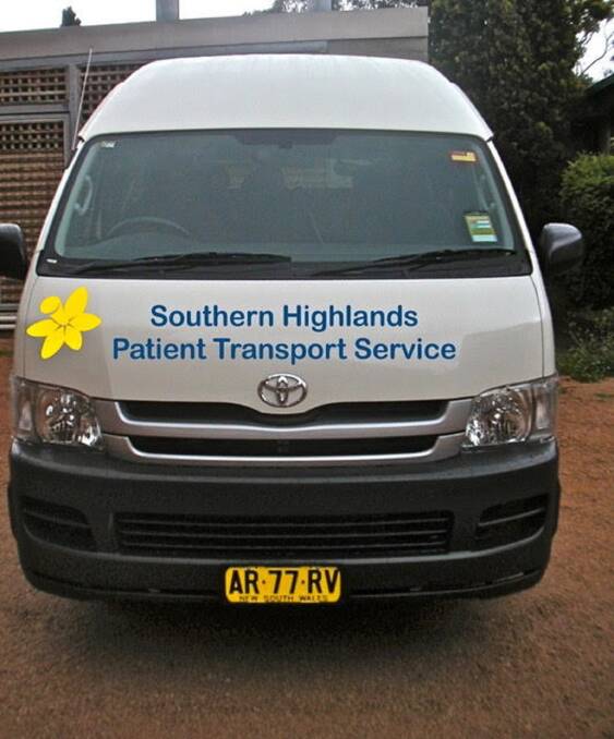 The Southern Highlands Patient Transport Service is a welcome support for many.