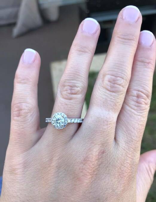 The next ring on this finger will be a wedding ring in 2019.