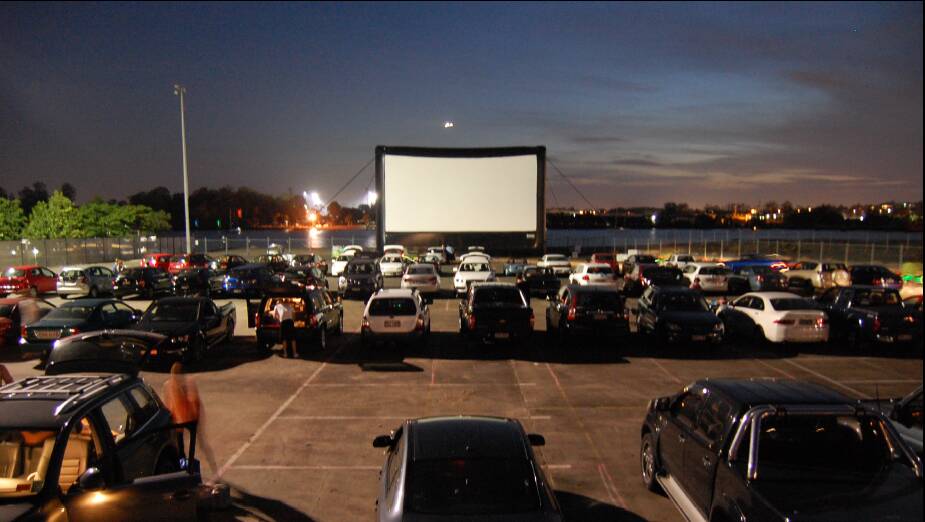 Picture Baby being pulled from the corner on a 14 metre outdoor screen, while you eat popcorn from the comfort of the front seat of your car. Photo: WSC