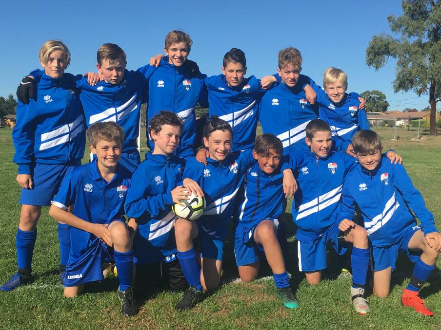 Highlands FC wants you: Trials will begin on November 7. Each player will receive a tracksuit and individual development plans. Pictured here are the u13 boys at the Branch Championships in Goulburn. Photo: Highlands FC