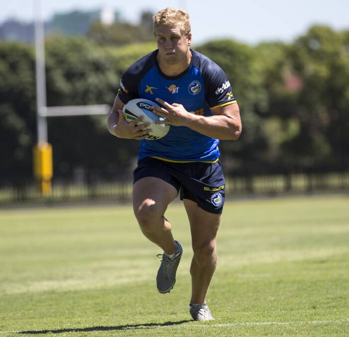 YOUNG STAR: Daniel Alvaro has enjoyed the 2016 season and hopes to keep his first grade spot in 2017. Photo courtesy of Parramatta Eels.