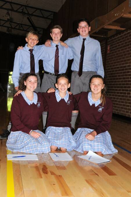  PROACTIVE: Chevalier College students Ethan Bambridge, Matthew Butcher, Cameron Doust, Juliet Sheridan, Jessica Sommers and Tannah Warner are hoping to learn new skills from the SenseAbility program. Photo: Lauren Strode