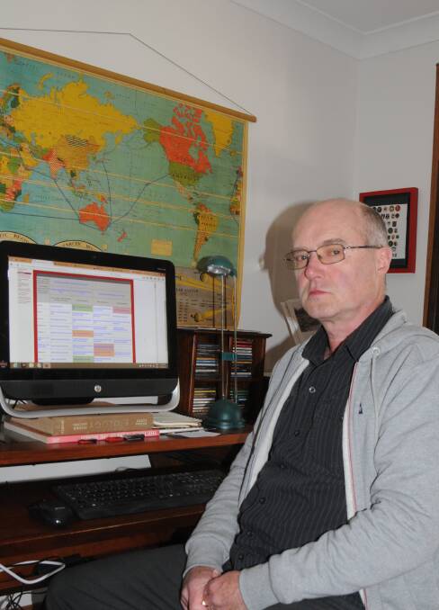 COMMEMORATION: Charles Davis has researched Highlands WWI honour rolls and created a website with information on the soldiers. Photo: Lauren Strode
