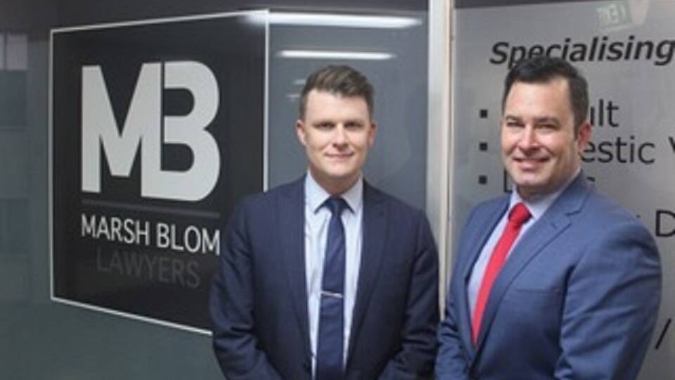 ON THE DEFENCE: Joshua Blom and John Marsh have opened their own business after years of working with NSW Police. Photo: supplied