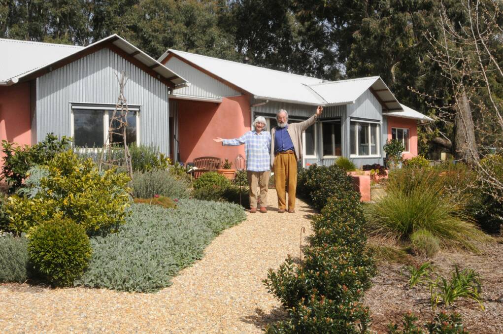 The Exeter Strawbale house owned by Rosie and Arthur Lathouris will be open to the public on Sustainable House Day in September. Photo: Lauren Strode