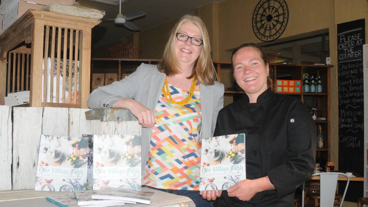 Exeter Public School P and C members Greer Worsley and Lauren Johnson were the driving force behind the Our Village Table cookbook that will be officially launched on October 22. Photo: Lauren Strode