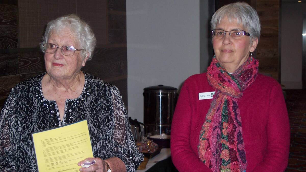 New Probus members Avena Bell and Cathy Tribe. Photo: supplied