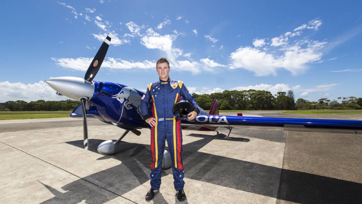 Red Bull Air Race series pilot Matt Hall will be at the 2017 Wings Over Illawarra. Photo: supplied