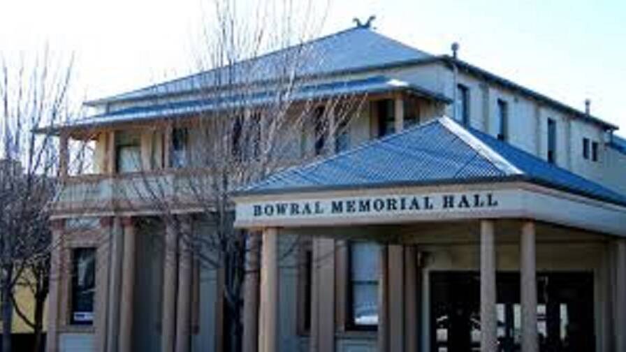 Bowral Memorial Hall DA submitted
