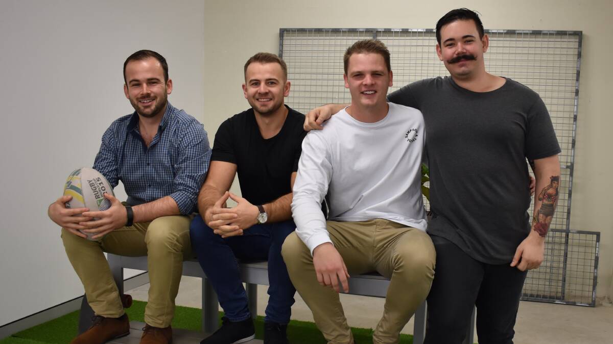 SUPER APP: Alex Naylor, Duncan Shrimpton, Joshua Wilson and Ben Trevisiol are part of GROW Super's founding team. Photo: Lauren Strode