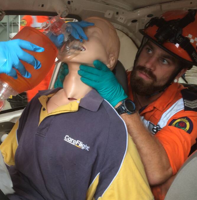 IN TRAINING: Southern Highlands first responders took part in trauma training in Mittagong on February 25. Photos: supplied