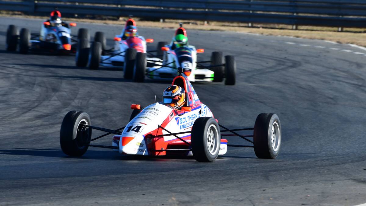 CAREER BEST RESULT: Lachlan Mineeff competed in the Australian Formula Ford Championship, finishing fourth overall in round three of the 2018 series. Photo: Riccardo Benvenuti