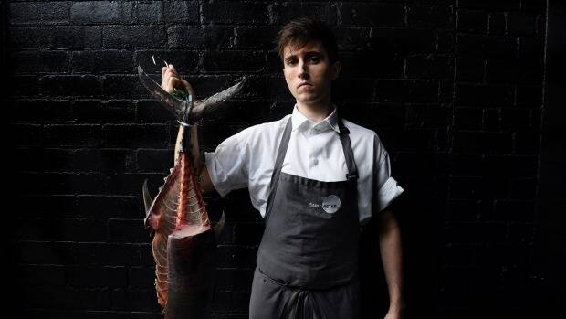 Josh Niland, head chef and owner of restaurant Saint Peter in Paddington.  Photo: Louise Kennerley
