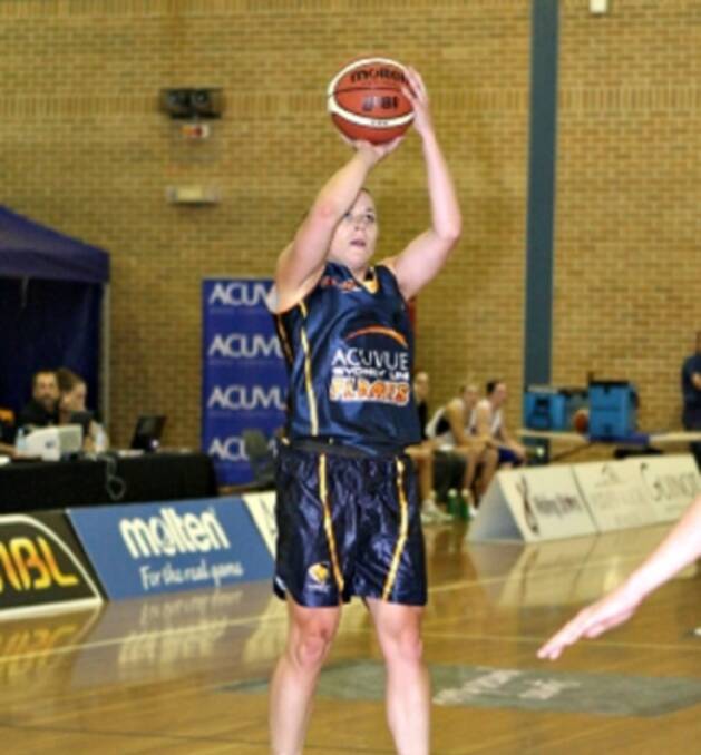 Flames point guard Deanne Butler at a previous WNBL match in Moss Vale. 
