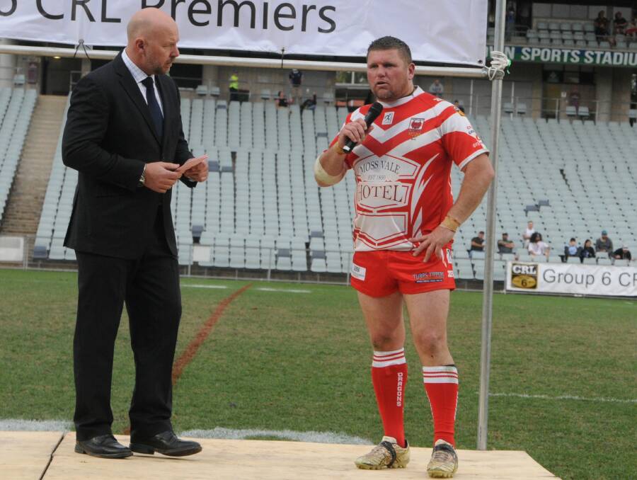 Robbie Payne has retired from rugby league after playing for 33 years. Photo Lauren Strode. 