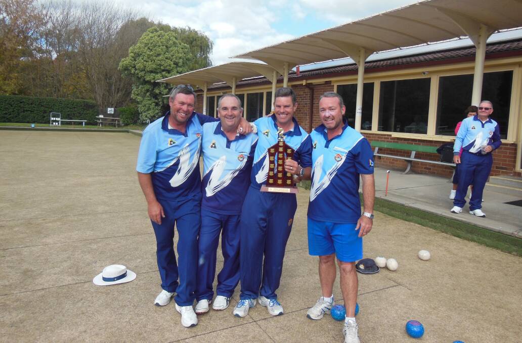 Major pairs winners and runners-up:  Michael Armstrong and Garry Brown with Josh Woodcock and Dougal Braithwaite. 