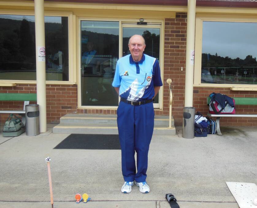 TWO BOWLS CODES: Bowral Bowling Club's Glenn Giese had a big tenpin career but has moved into the game of the lawn bowls. Photo: supplied. 