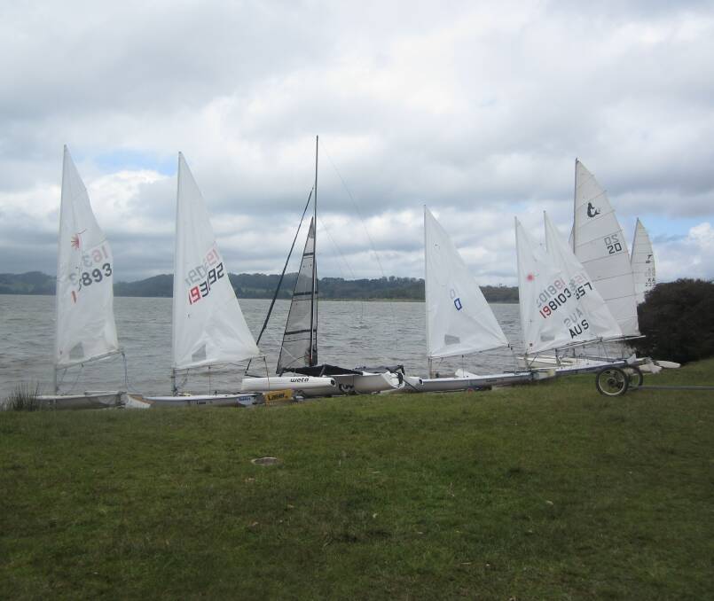 ROUND TWO: The second round of the Southern Highlands Sailing Club spring point score was held on October 23. photo: Josh Bartlett. 