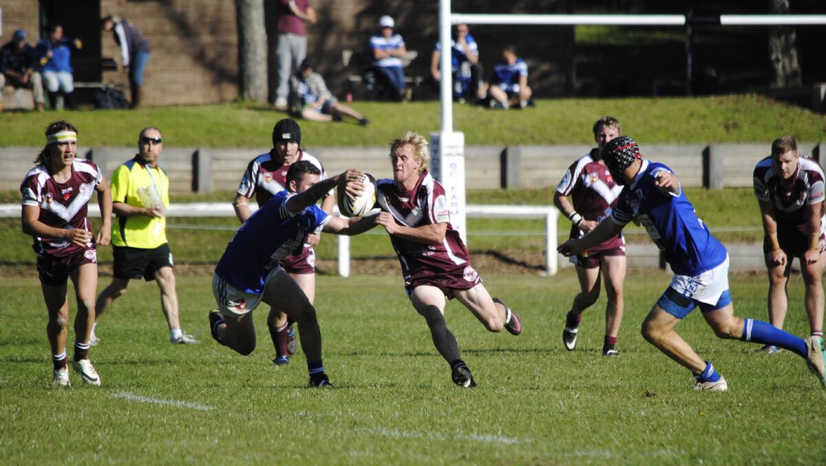 SPUDDIES DEFEATED: The Spuddies were defeated 26-28 by Narellan Jets at Bundanoon Oval on May 21. Photo: Madeline Crittenden. 