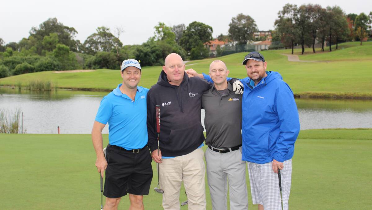 CHARITY ON THE GREEN: Players at Campbelltown Golf Course for the Youth Solutions Charity Golf Day on May 19. Photo: supplied. 