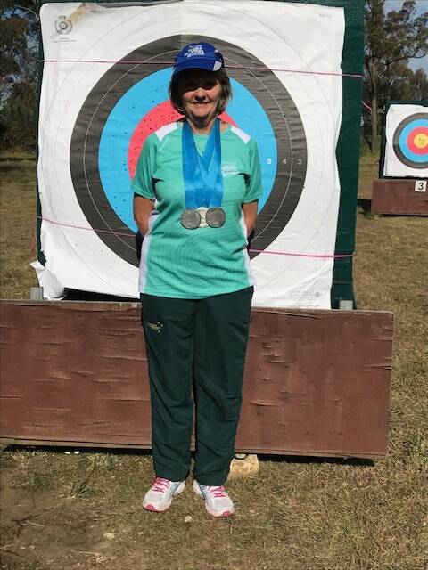 THREE SILVERS: Diann Benson won three silver medals at the World Masters Games in Auckland, New Zealand from April 21-30. Photo: supplied. 