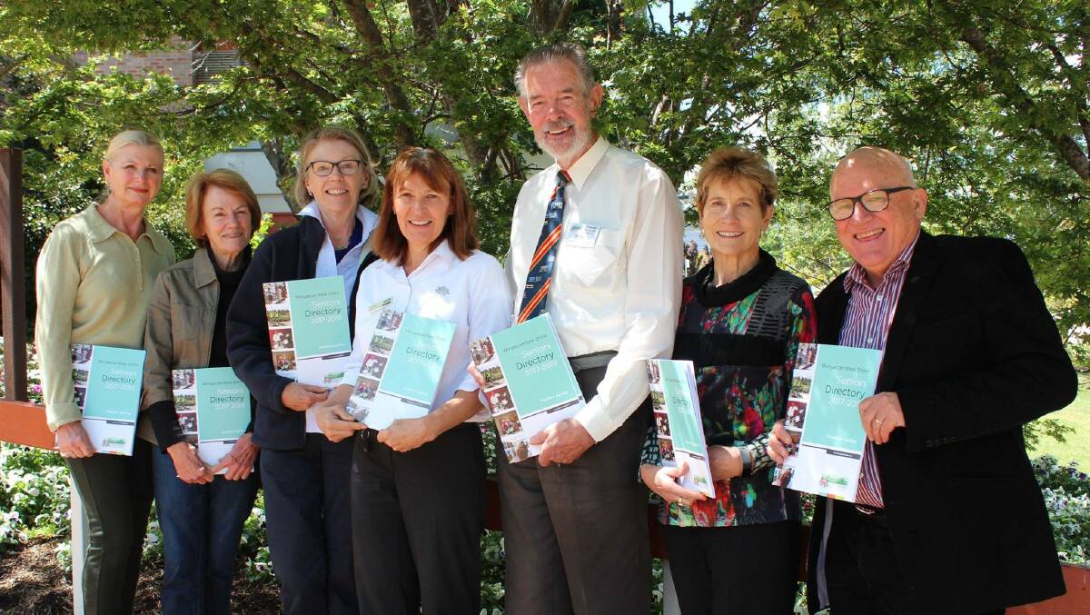 Seniors Community Reference Group members Ingrid McCulloch, Christina Jurd, Helen Denning, Nicola Robson, Ron Schofield, Catherine Constable and Gary Norwell.