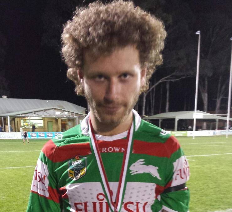 Nick Riches after his team won the grand final. Photo supplied. 