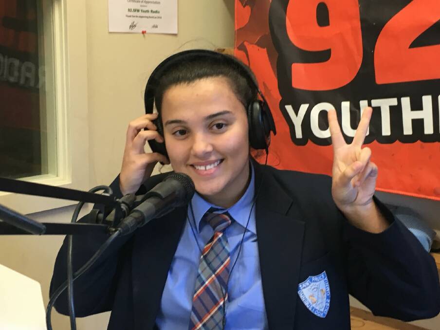 Taylor Drew, one of Youth radio's young presenters who hosts a show that focuses on K-Pop.