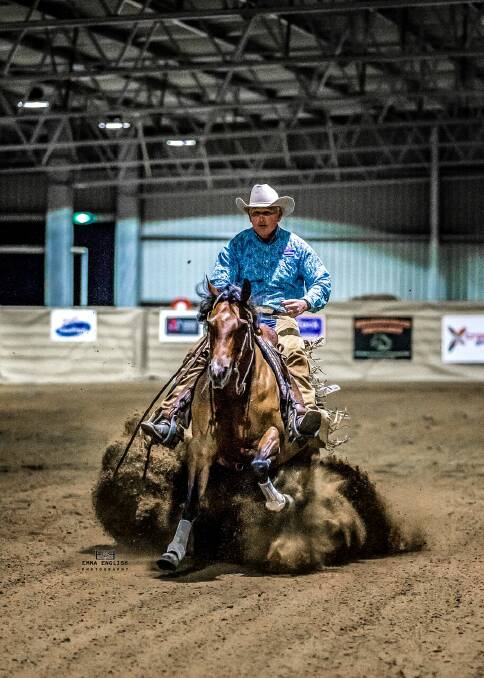 REINING CLINIC: Rob Lawson (pictured) will coach at a reining clinic next month. 