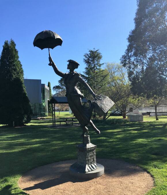 MARY SPINS: Highlanders are still mystified by Mary Poppins' most recent spin toward Bowral and District Hospital.Photo: Lauren Strode.